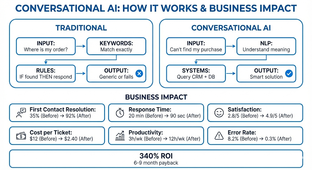 Conversational AI how it works