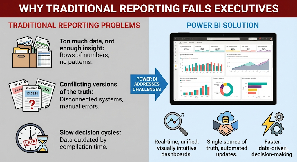 Traditional Reporting Fails Executives