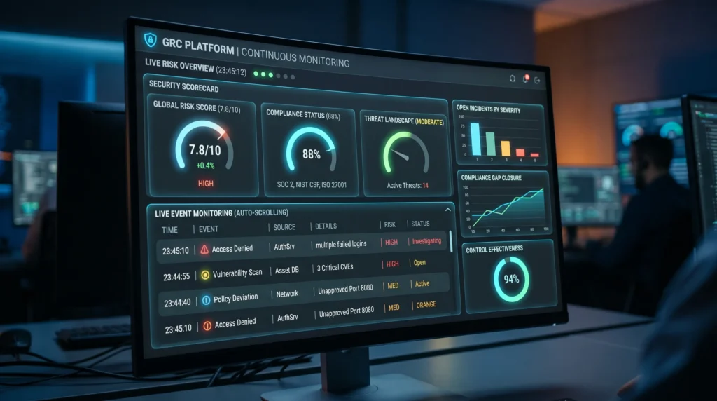 GRC Platform Implementation & Continuous Monitoring